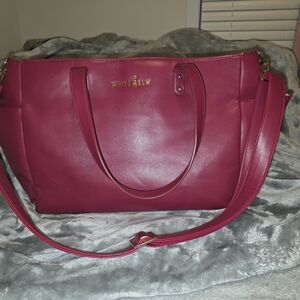 White Elm Fuchsia Tote Bag